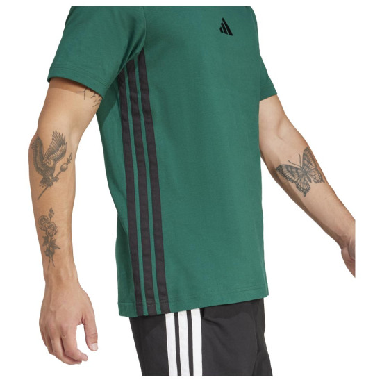 Adidas Ανδρική κοντομάνικη μπλούζα 3-Stripes Single Jersey Tee
